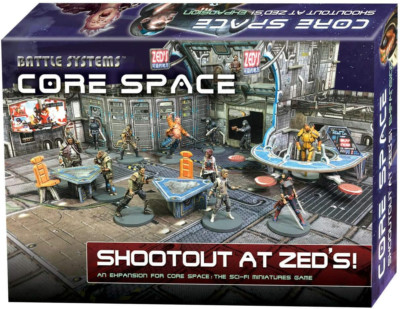Core Space Shootout at Zed S Expansion Set - Miniatures - Board Game - Event Car