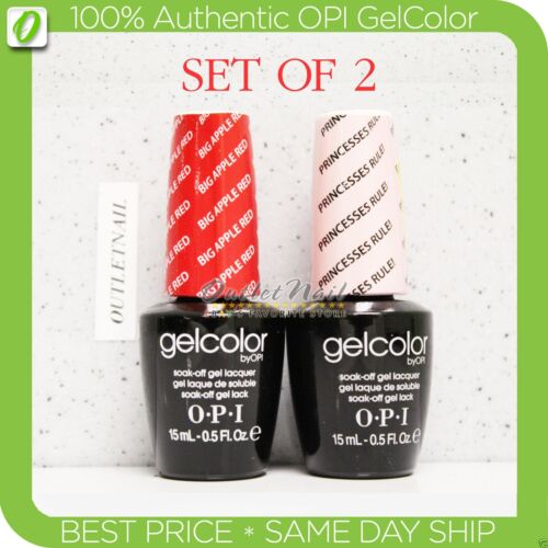 OPI GelColor Kit SET OF 2 Any Soak Off Gel Nail Colour UV Led Lot - Ship in 24H - Picture 1 of 1
