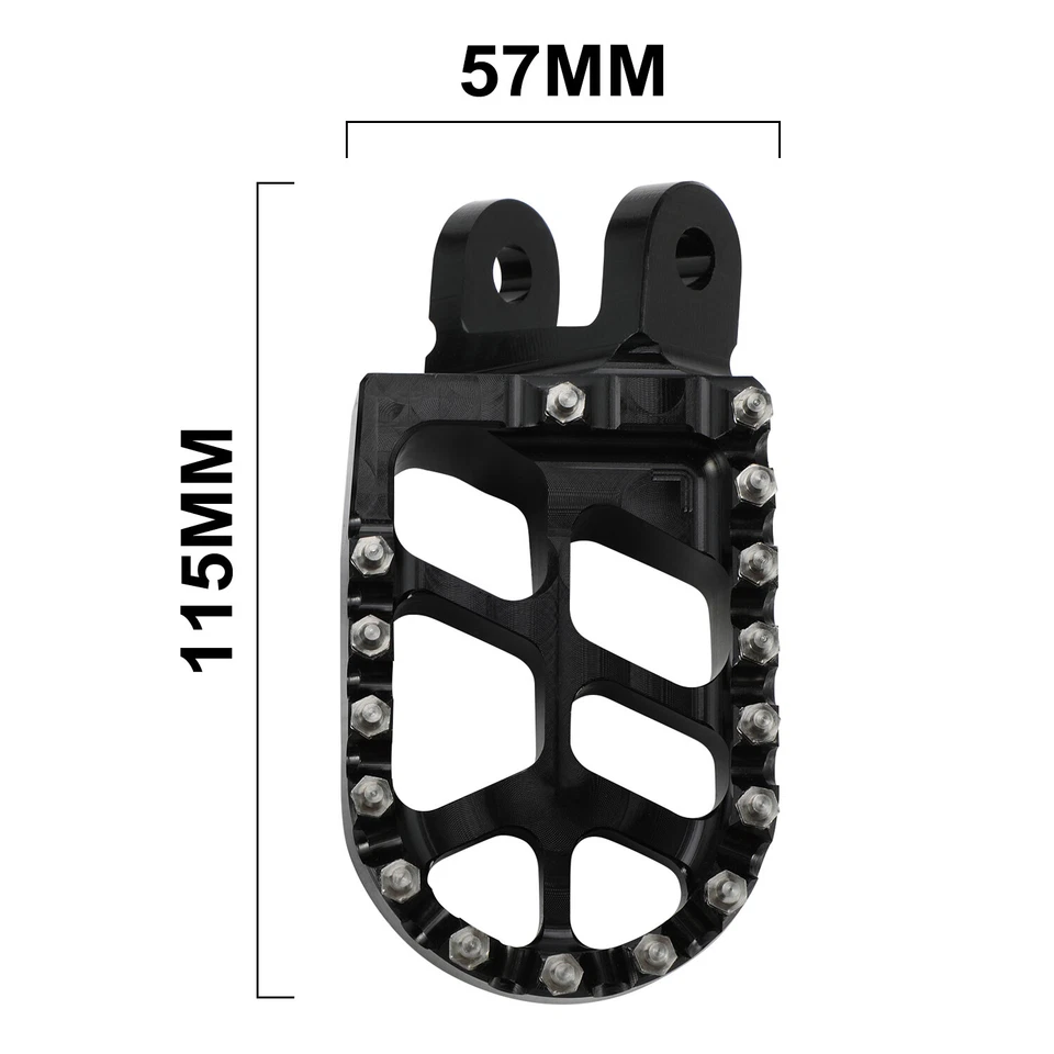 Pedal ancho para moto de tierra XR apto para Honda XR250R XR400R XR600R XR650L Foto 4 de 4