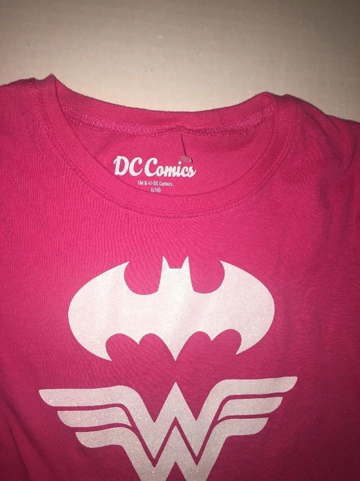 Nuevo - Camisetas para niñas Shero’s Superheroes de DC Comics (talla M) Foto 3 de 4