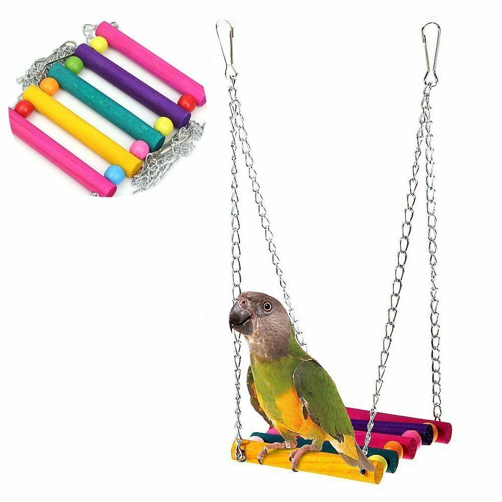 Pet Toy Bird Seasonal Wrap Introduction Parrot Parakeet Budgie 70% OFF Outlet Cage Hammock Cockatiel Swing