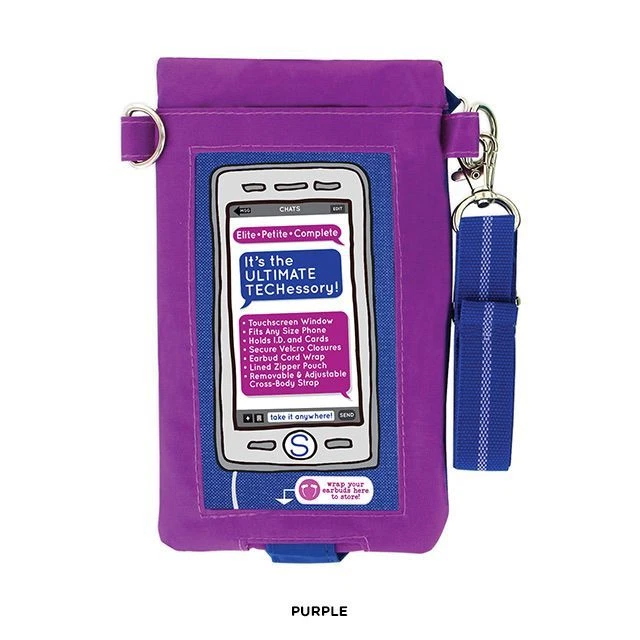 Multi Functional Phone ID Credit Card Money Pocket Strap Zipper Travel Pouch - Image 2 of 4