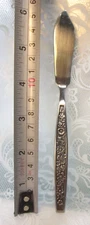 Lifetime Cutlery Floral FLOWERS Stainless Spreader BUTTER KNIFE Made Japan LCU19