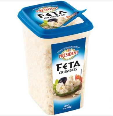 President Feta Cheese Crumbles, 24 oz, 2013 American Culinary Chefs Best Gold