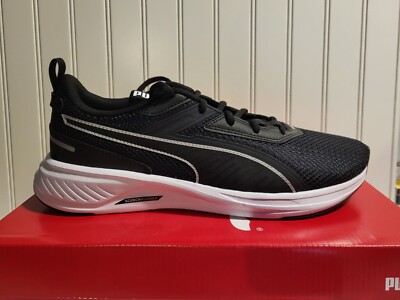 Puma Scorch Runner - Men's Size 11 44.5 - Black & White