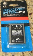 AT T Genuine Replacement Battery- 4291. Original Package. 4V, DC 550mah. NEW 