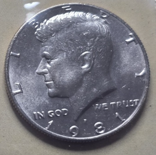 1981 P JFK Kennedy Half Dollar 50C Philadelphia Free Shipping | eBay