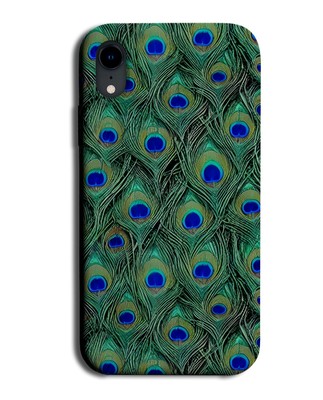 Handyhülle Pfauenfedern Design Muster Cover Feder Vogel Vögel Exotisch CI80