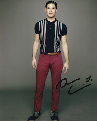 DARREN CRISS signed Autogramm 20x25cm GLEE in Person autograph COA