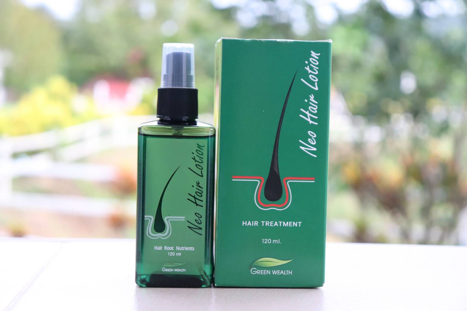 NEO Hair Lotion Original Longer Root Treatment Longer Hair Thai Green