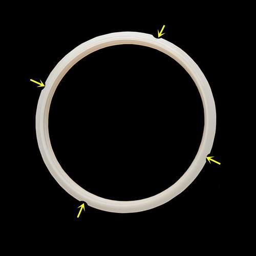 18-24cm Silicone Rubber Replacement Clear Gasket Home Pressure Cooker Seal Ring - Picture 2 of 16
