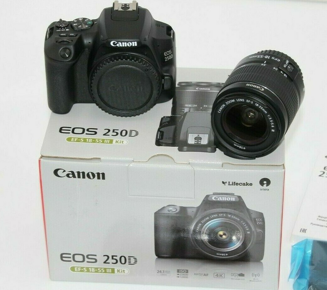 Canon 250D 18-55mm III Year Warranty Next Day Delivery