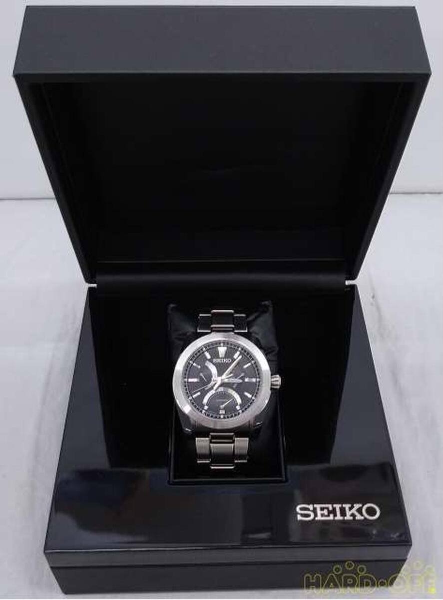 Seiko Brightz 6R24-00A0 Ananta St.Steel Day Date Black Seiko Brightz 6R24-00A0 Ananta St.Steel Day Date Black