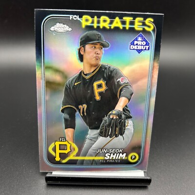2024 Topps Pro Debut Chrome Refractor #59 Jun-Seok Shim Pittsburgh Pirates