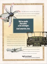 Lockheed C-130J Hercules Vintage 1993 Aircraft Magazine Ad Print