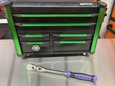 NEW Matco Tools BFR128LFP 3/8" DRIVE 12-1/2" LOCKING FLEX HEAD RATCHET PURPLE WW