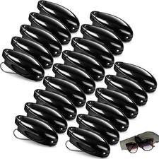 Car Sun Visor Sunglasses Clip Holder 5 Pcs Eyeglasses Mount Ticket Card