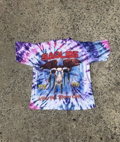Rare Eagles Hell Freezes Over Tour Tee Sz M USA Single S Vintage vintage concert t-shirt, vintage, single stitch, B+ condition