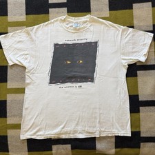 VTG Cisco Systems Tech Tee RARE Art Eyes Graphic T Shirt USA 90s XL Boxy Funny