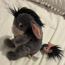 Disney Winnie the Pooh Eeyore Plush Stuffed Animal Small 1987 Vintage