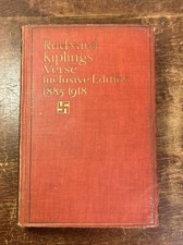 RUDYARD KIPLING'S VERSE INCLUSIVE EDITION 1885-1918 Printed 1926 Doubleday
