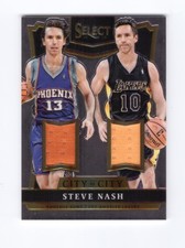 2014-15 Panini Select Steve Nash City To City Dual Jersey 185/199