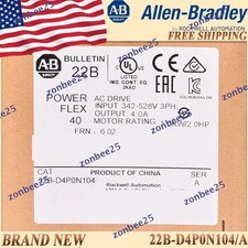 AB 22B-D4P0N104/A PowerFlex 40 AC Drive 22BD4P0N104 US Stock Same Day Free Ship