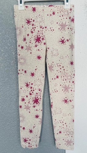 Gap Girls' Red Star Leggings Size 8 Ankle Cotton - Picture 5 of 6