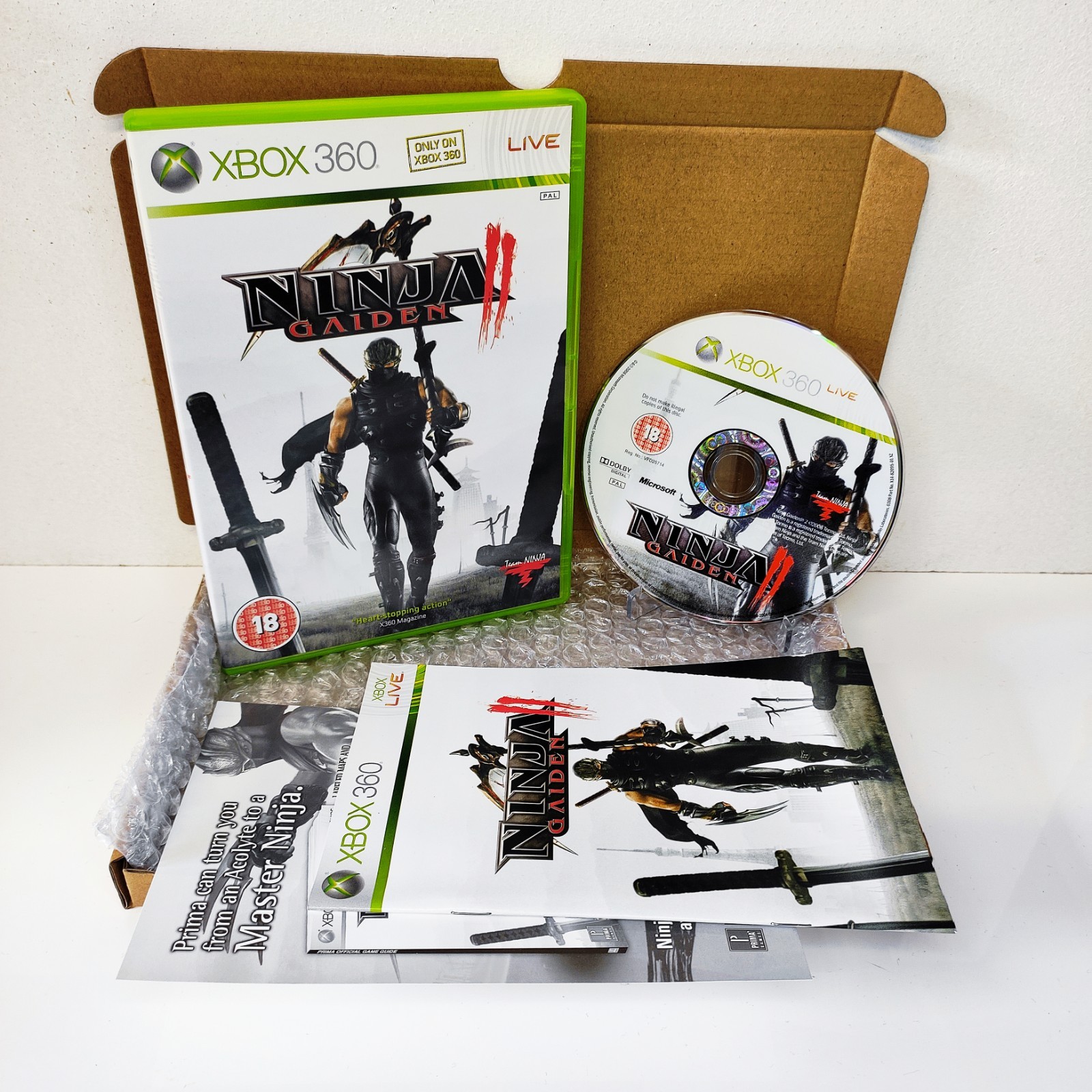Ninja Gaiden II Xbox 360 Game Complete With Manual VGC PAL Tested Tracked