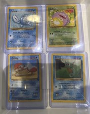 Pokemon TCG Original Four Cards Base Set 1999