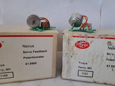 Fireye Nexus 61-6969 Potentiometer Servo Feedback Lot of 2