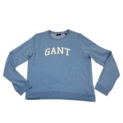 GANT Jungen Sweatshirt XL Kinder Pullover Top Blau Designer Gesticktes Logo