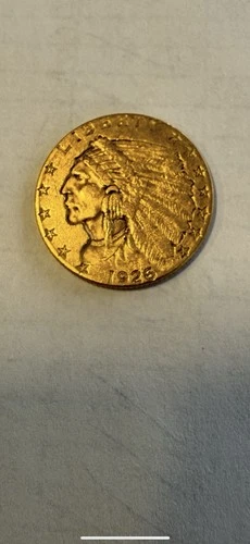 1926 $2.50 Dollar Gold Indian Head Liberty Quarter Eagle Coin