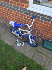 Halfords Apollo Police Patrol Kids Bike 14" Wheel with Stabilisers