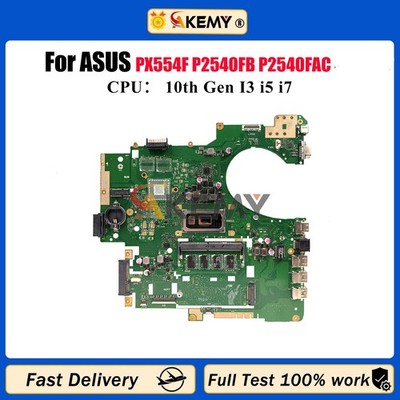 P2540FA Laptop Motherboard For ASUS P2540FB PX554F P2540FAC Mainboard W/CPU
