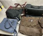Coach Michael Kors Kate Spade 6PC Assorted Designer Purses Lot Black Blue Brown — photo 1