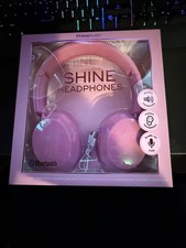 Prime Audio Shine Bluetooth Headphones Pink