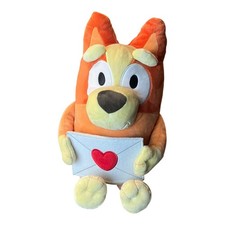 Bluey Friends Bingo Valentine's Day 2024 Authentic Plush Dog 17" Stuffed Animal