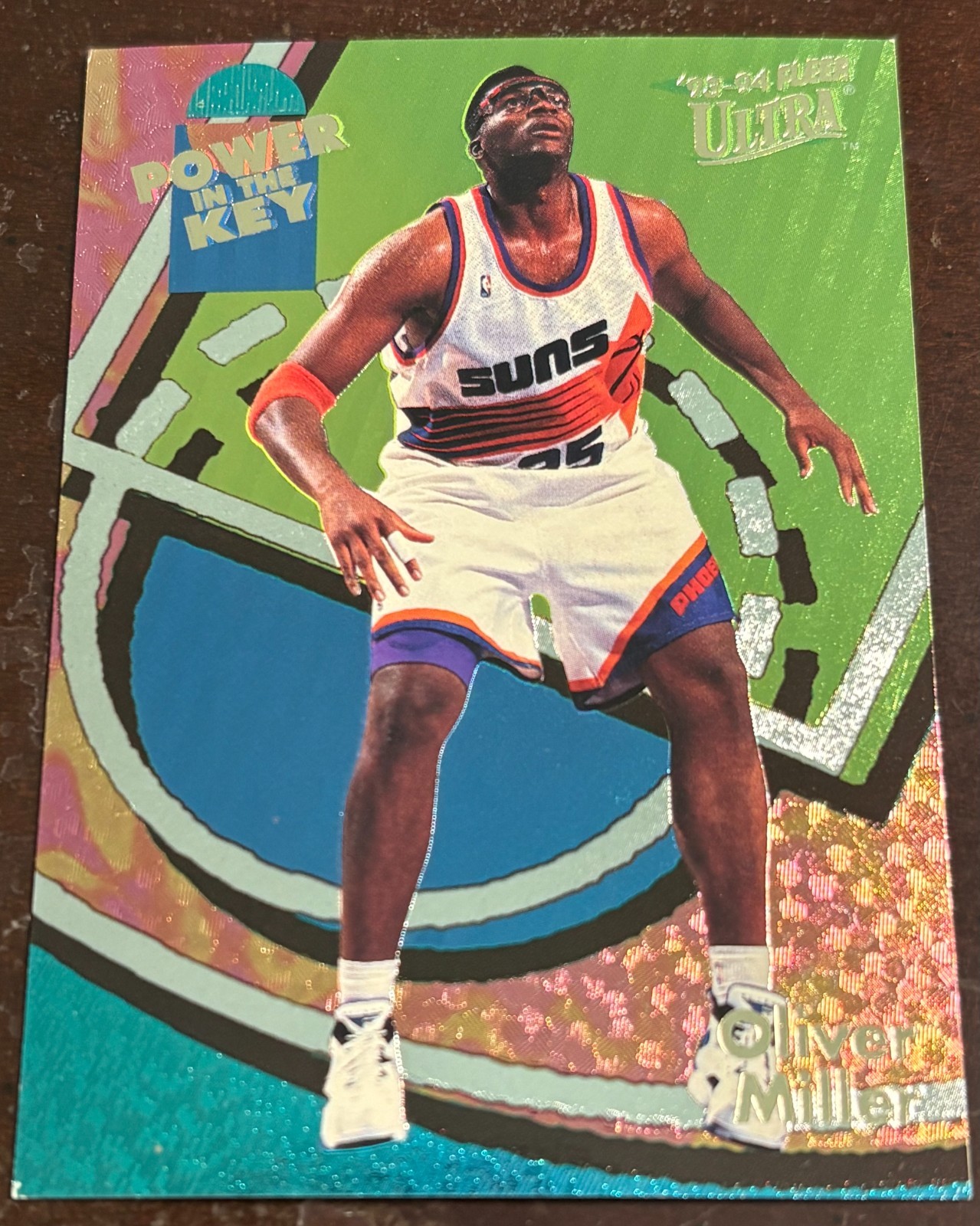 1993-94 Fleer Ultra Power in the Key #4 Oliver "Big O" Miller! Looks Mint! Suns!