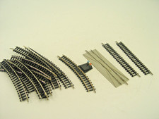 Eingleiser + 14 Stck. Gleise - Gleis Minitrix Spur N - #126 gebr.