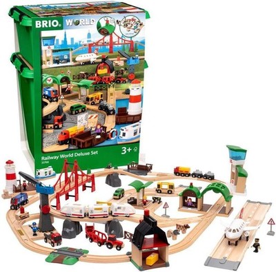 BRIO World Railway Deluxe Zugset für Kinder Das ultimative BRIO Zugset 33766