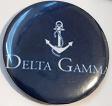 DELTA GAMMA Large Badge Button Pin