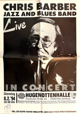 1517 - CHRIS BARBER BAND 1994 TOUR - orig. Concert Poster - Plakat 70x50cm F/U