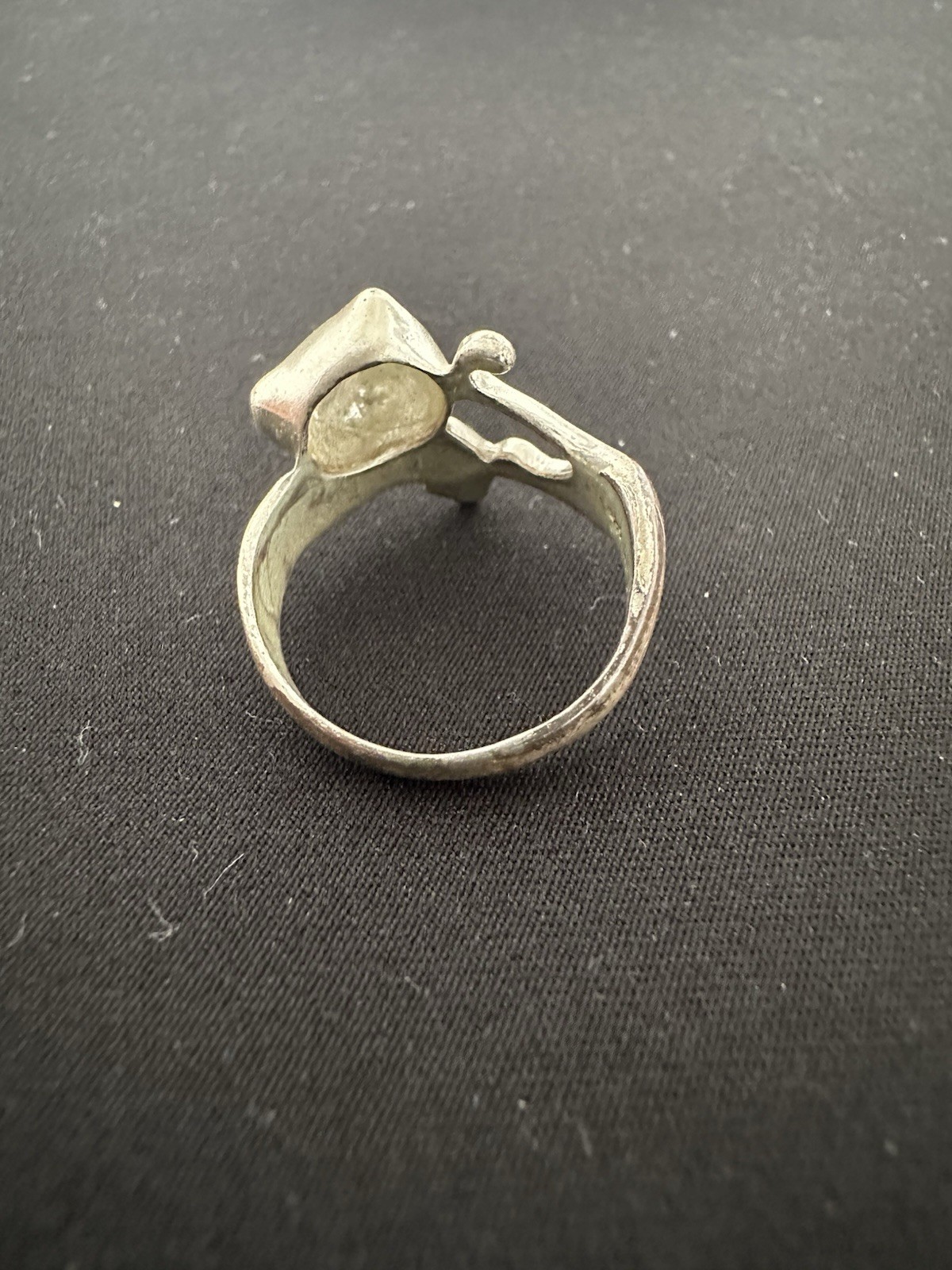 Sterling Silver 925 Cat Adjustable Statement Ring… - image 3