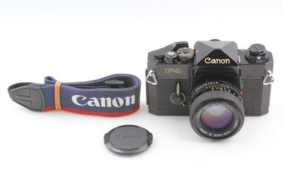 【超美品】Canon キャノン F-1 Late 50/1.4 #2894120 Near MINT w/Strap] Canon F-1 Late New FD 50mm f/1.4 Lens Film
