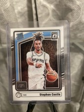 2024-25 Panini Donruss Optic Stephon Castle Rated Rookie RC Base Spurs