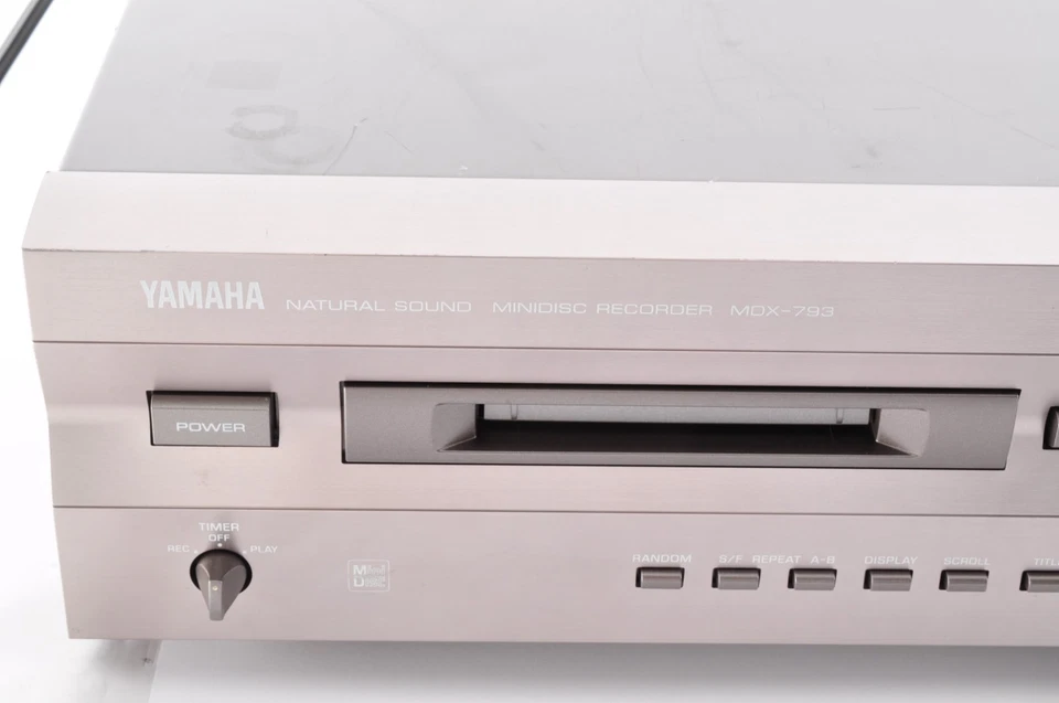 Yamaha MDX-793 MiniDisc Recorder E018968QS With Transformer Working In Stock - image 3 of 4