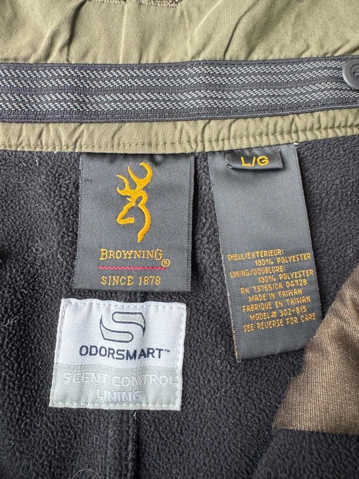 Browning Hell’s Canyon OdorSmart Scent Control Lining Camo Pants Men L Realtree - Image 3 of 4