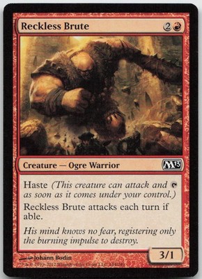 Reckless Brute (144) Magic 2013 (M13) NM - MTG