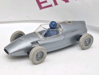 Ingap Cooper Climax Rennwagen grau Kunststoff Spielzeug Made in Italy